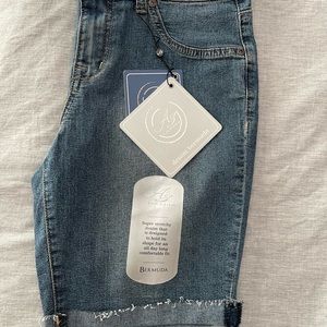 A3 Denim Bermuda Shorts